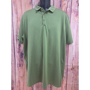 Nike Golf Standard Fit Polo Shirt Dri-Fit XL Green Polyester